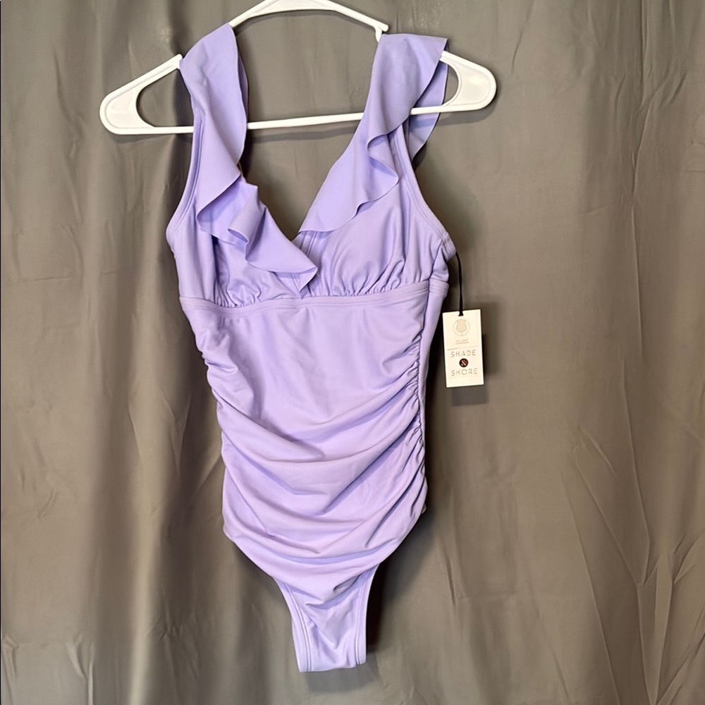 Shade & Shore Lavender One Piece Swimsuit